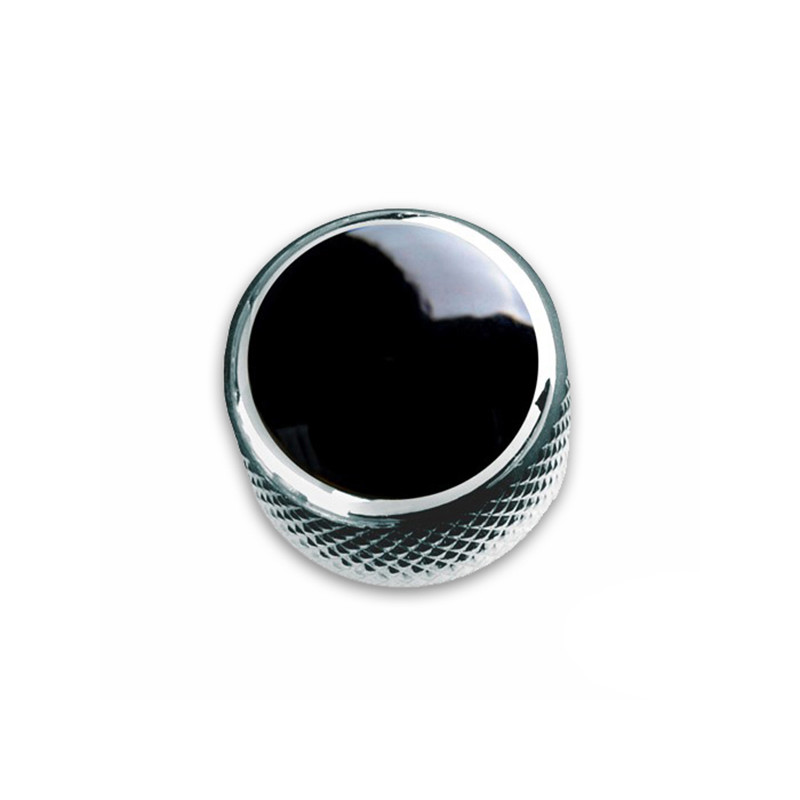 [KCD-0032] BOUTON Q-PARTS DOME CHROME NOIR