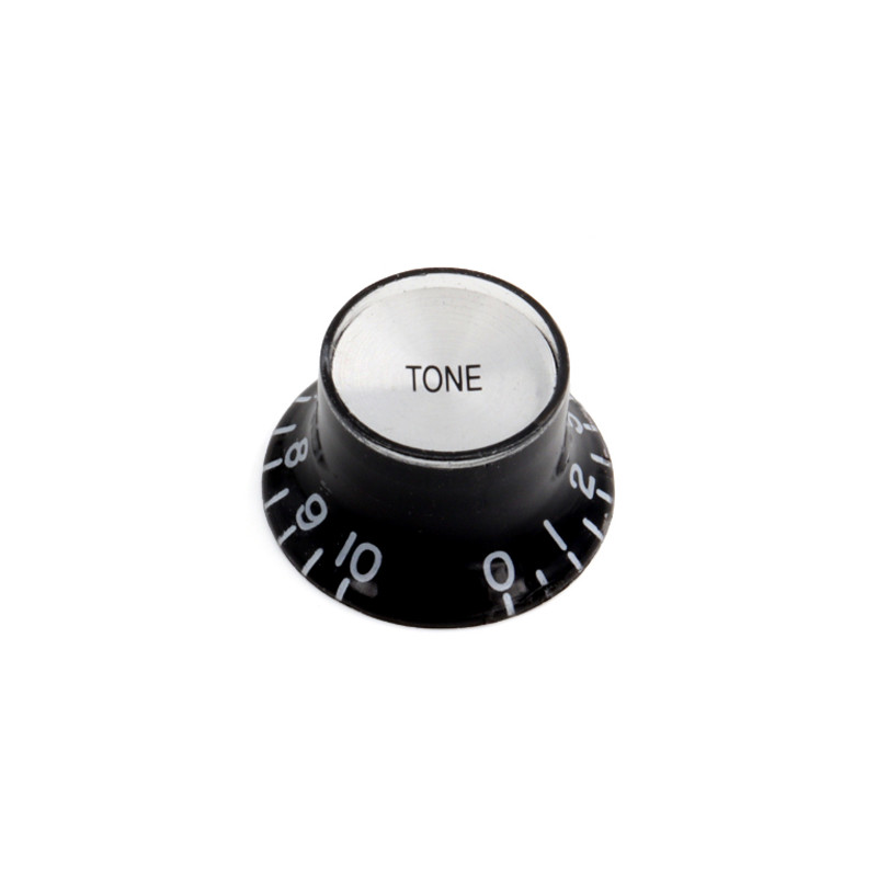 [GIB-SGKNOB-TONE-BK] BOUTON POTENTIOMETRE TYPE GIBSON SG TONE BLACK (unité)