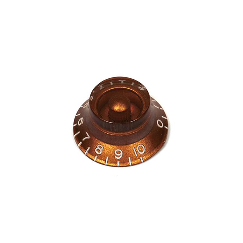 [GIB-BELLKNOB-ABR] BOUTON POTENTIOMETRE BELL TYPE GIBSON AMBER (unité)