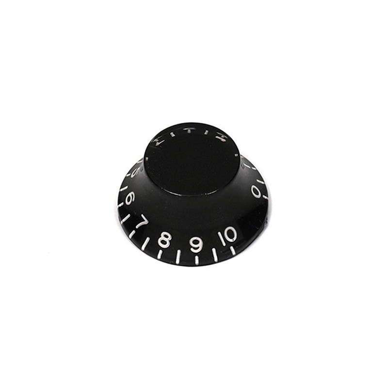 [GIB-BELLKNOB-BK] BOUTON POTENTIOMETRE BELL TYPE GIBSON BLACK (unité)