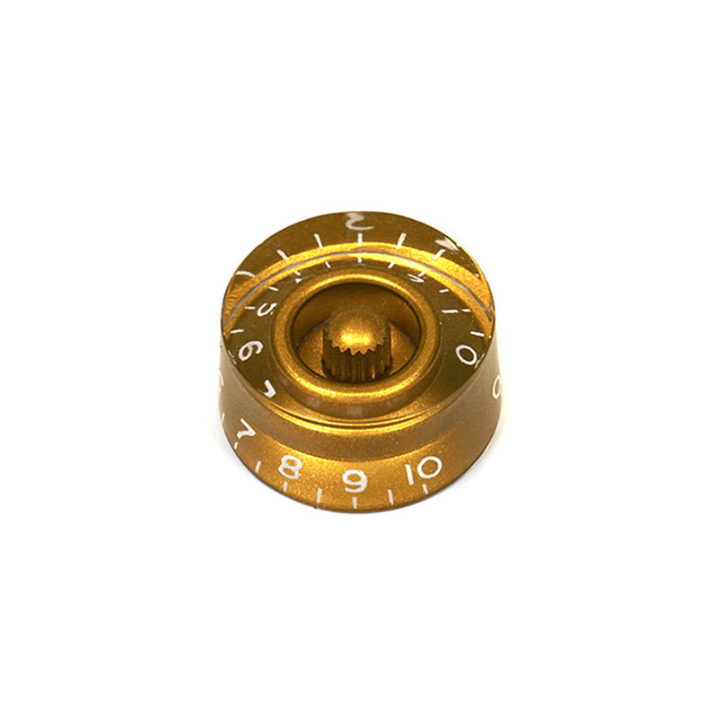 [GIB-KNOB-POT-GLD] BOUTON POTENTIOMETRE TYPE GIBSON GOLD (unité)