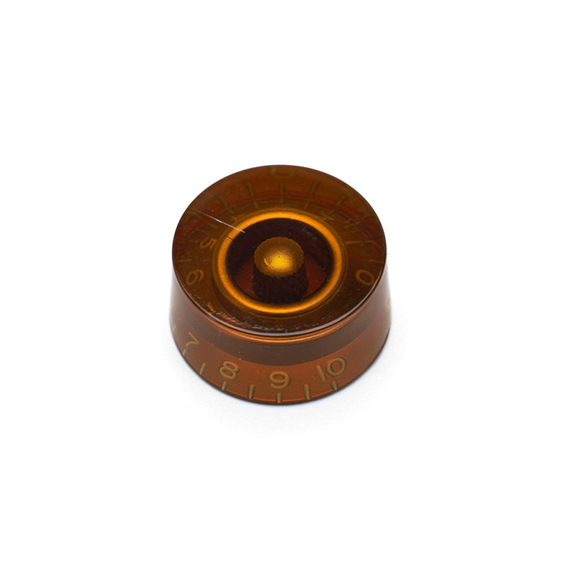 [GIB-KNOB-POT-ABR] BOUTON POTENTIOMETRE TYPE GIBSON AMBER (unité)