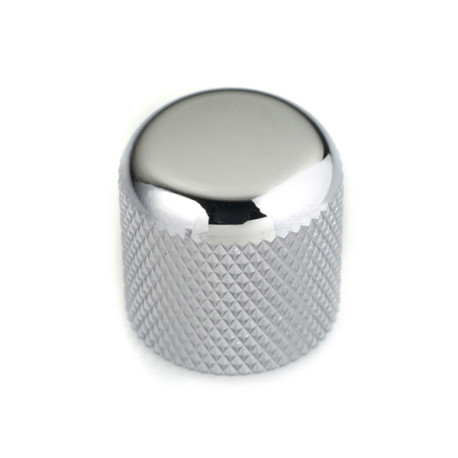 [VK1-18-C] BOUTON DOME CHROME (unité)