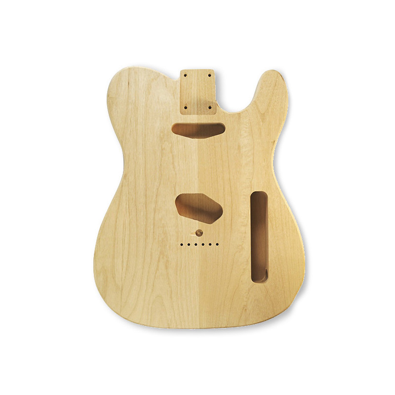 [BD-08TC] CORPS TELE AULNE 2PCS (Vernis final inclus)