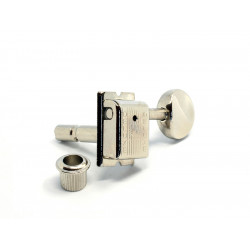 [MBKL6LG] KLUSON® MÉCANIQUES TRADITIONAL DOUBLE LINE TOPLOCK® 6x1 BOUTON OVAL 1:15 CHROME