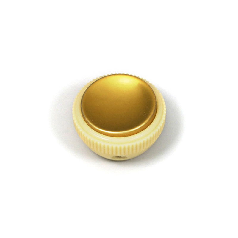 [KV522] HOSCO® BOUTONS TYPE HOFNER® VIOLIN BASS CRÈME / GOLD TOP (unité)