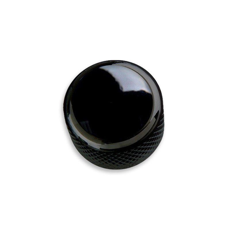 [KBD-0049DB] Q-PARTS® BOUTON DOME NOIR ACRYLIC BLACK PEARL  (unité)