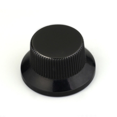 [KN007-B] BOUTON MÉTAL STYLE STRAT® AXE 6mm NOIR (unité)