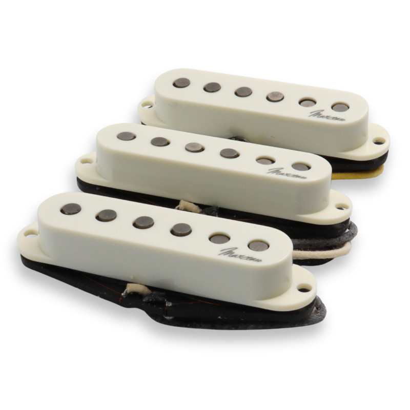 [TM-HERSET-P] MARCEAU GUITARS® MICROS STRAT® HERITAGE+ SET PARCHMENT (installation comprise)