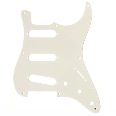 [PG-0550-051] ALL PARTS® PLAQUE PROTECTION TYPE STRAT® 8 TROUS 1.52mm 1 PLI PARCHMENT