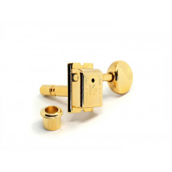 KLUSON® MÉCANIQUES TRADITIONAL DOUBLE LINE TOPLOCK® 6x1 BOUTON OVAL 1:15 DORÉ