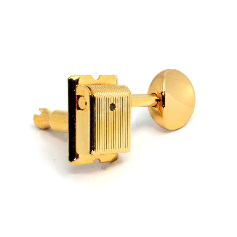 KLUSON® MÉCANIQUES TRADITIONAL DOUBLE LINE TOPLOCK® 6x1 BOUTON OVAL 1:15 GOLD